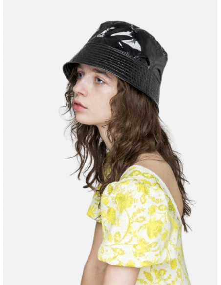 Cappello da Pescatore Kangol Double Face 2 in 1 Rave Sport Bucket - Colore Nero
