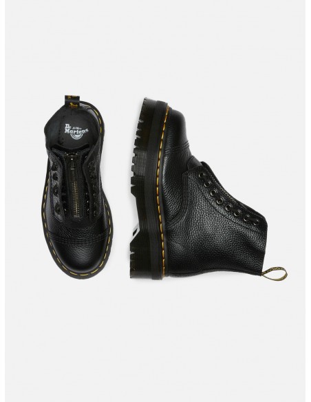 Stivali Dr. Martens Platform in Nappa Lavorata Sinclair - Colore Nero