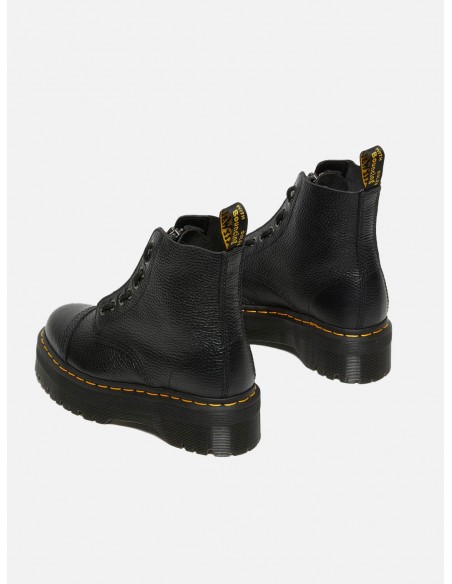 Stivali Dr. Martens Platform in Nappa Lavorata Sinclair - Colore Nero