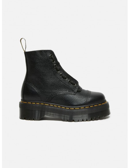 Stivali Dr. Martens Platform in Nappa Lavorata Sinclair - Colore Nero