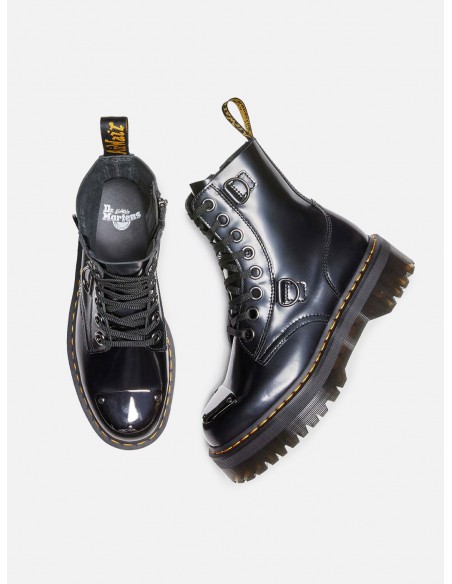 Stivali Platform Dr. Martens Jadon di Pelle - Colore Nero