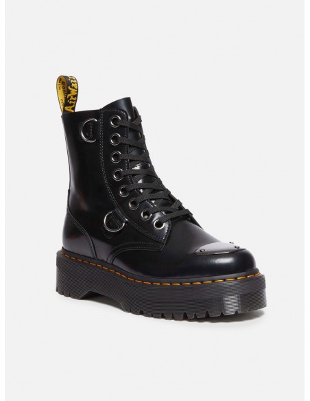 Stivali Platform Dr. Martens Jadon di Pelle - Colore Nero