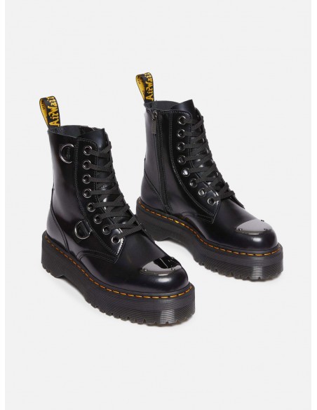 Stivali Platform Dr. Martens Jadon di Pelle - Colore Nero