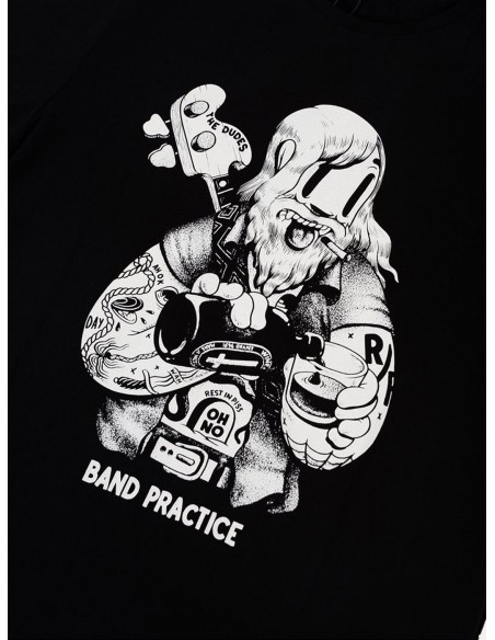 T-Shirt Uomo The Dudes Band Practice - Black