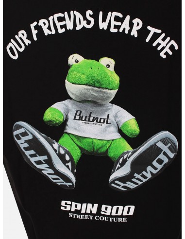 T-Shirt ButNot Stampa Rana - Colore Nero