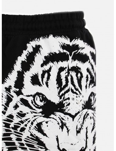 Shorts ButNot Stampa Tigre - Colore Nero