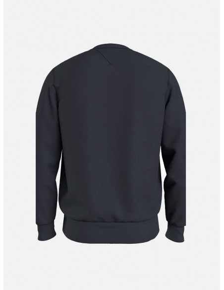 Felpa Tommy Hilfiger con Logo TH sul Petto - Colore Blu