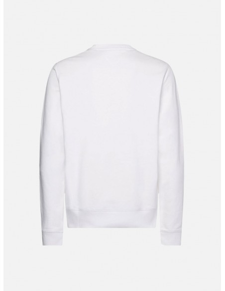 Felpa Tommy Hilfiger con Logo TH sul Petto - Colore Bianco