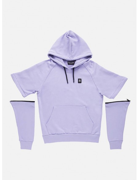 Felpa con Cappuccio 5tate of Mind Retrofuture Basic - Colore Lilla