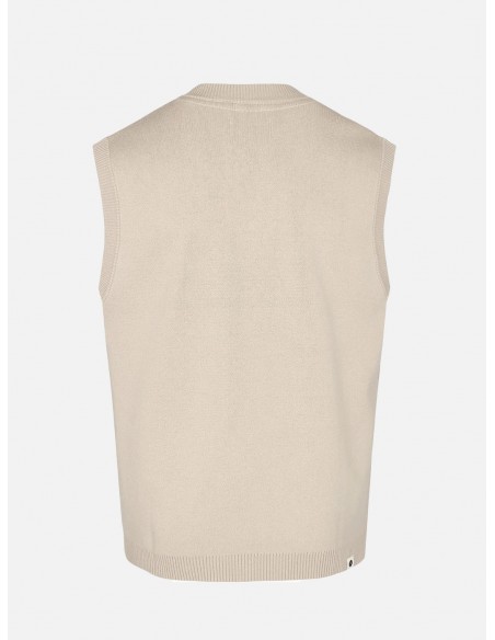 Gilet Uomo Anerkjendt  Cotton Slipover - Grigio