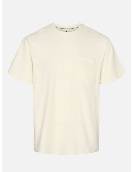 T-Shirt Uomo Anerkjendt Structure Pocket - Tofu