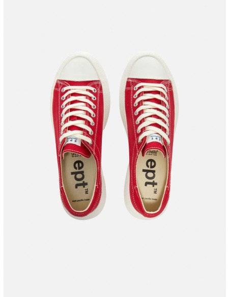 Sneaker Unisex East Pacific Trade Dive Canvas | Colore Rosso
