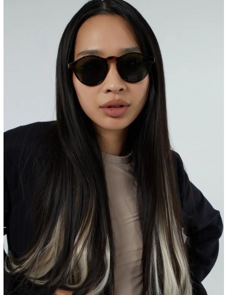 Occhiali Da Sole Komono Devon Tortoise - Lenti Verde Scuro