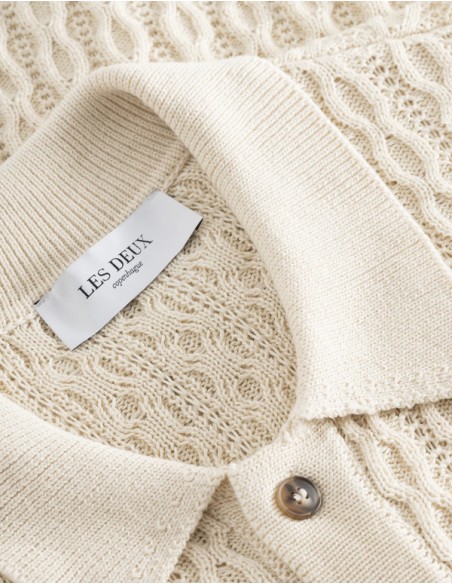 Camicia da Uomo Les Deux Garrett Knitted - Colore Beige
