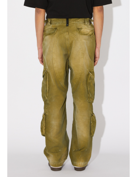 Pantalone da Uomo Amish Double Cargo Ripstop - Colore Verde