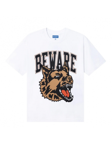 T-Shirt Market Classic Beware - Colore Bianco