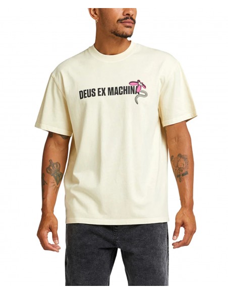T-Shirt Uomo Deus Ex Machina Surf Shop Tee - Bianca