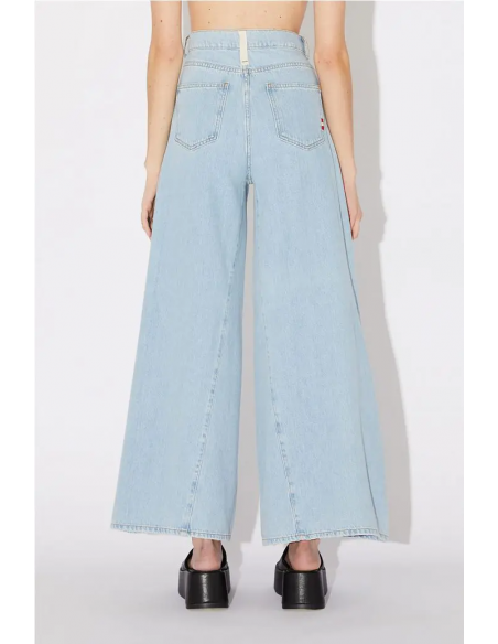 Jeans da Donna Amish Colette Broken Bleach - Blu Chiaro
