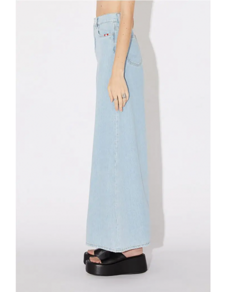 Jeans da Donna Amish Colette Broken Bleach - Blu Chiaro