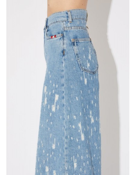 Jeans da Donna Amish Colette Turn Apart - Blu