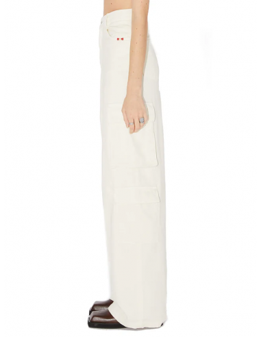 Jeans da Donna Amish Combat - Bianco