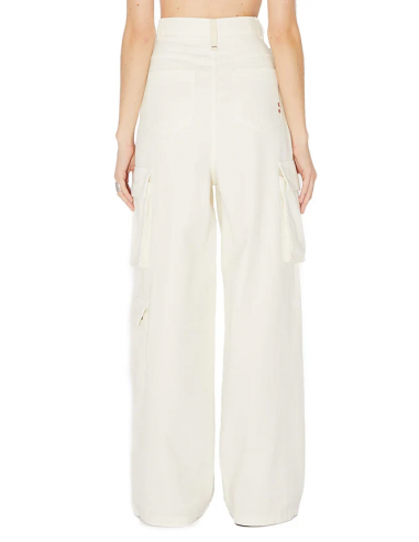 Jeans da Donna Amish Combat - Bianco