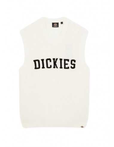 Gilet Dickies Melvern Vest Cloud Lavorato a Maglia - Colore Bianco