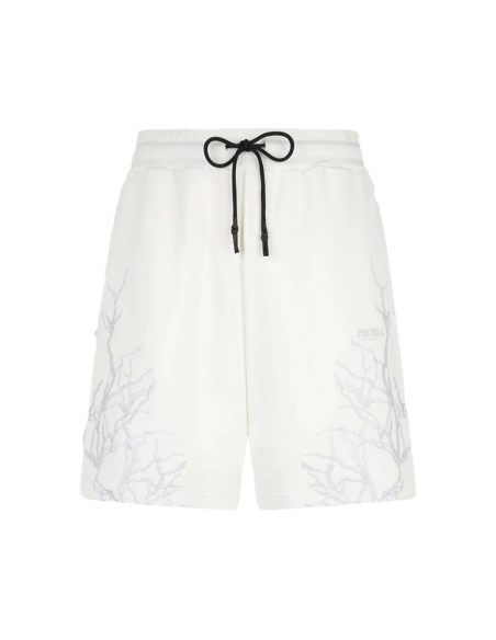 Pantaloncini Phobia Uomo Grey Embroidery Lightning - Colore Bianco